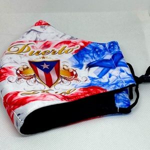 Puerto Rico mask with adjustable straps